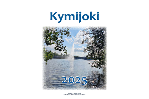 A4 Kymijoki seinäkalenteri 2025