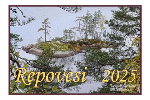 A3 Repovesi seinäkalenteri 2025