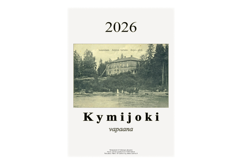 A4 Kymijoki vapaana seinäkalenteri 2026