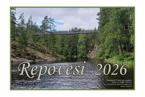 A3 Repovesi seinäkalenteri 2026